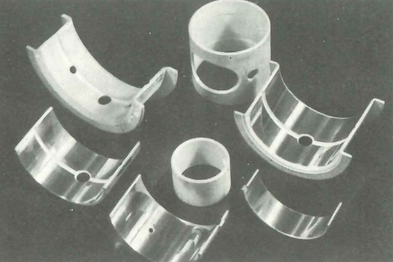 Slide bearings for engines that went into production
